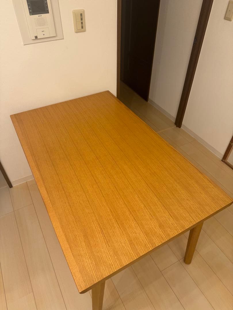 ナチュラルウッド ダイニングテーブル 1200mm