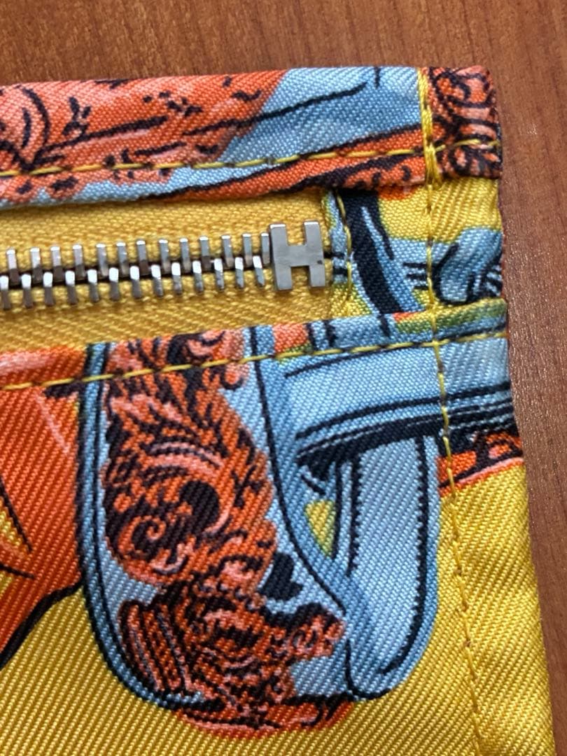 エルメス シルキーシティ PM トートバッグ　イエローシルク　HERMES