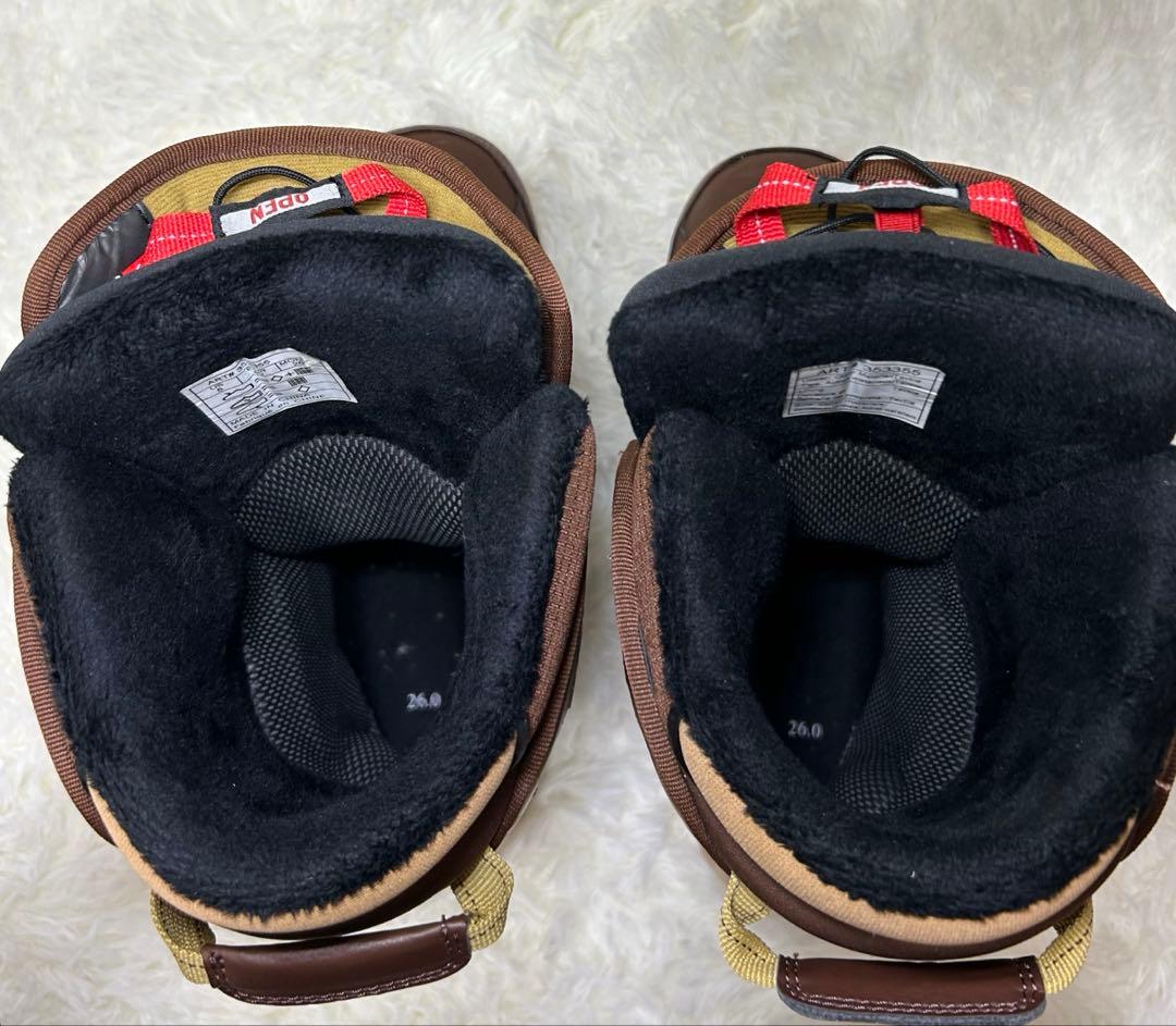 【美品】HEAD【TRUE BOA】26㎝　ヘッド　スノーボードブーツ　ブラウン