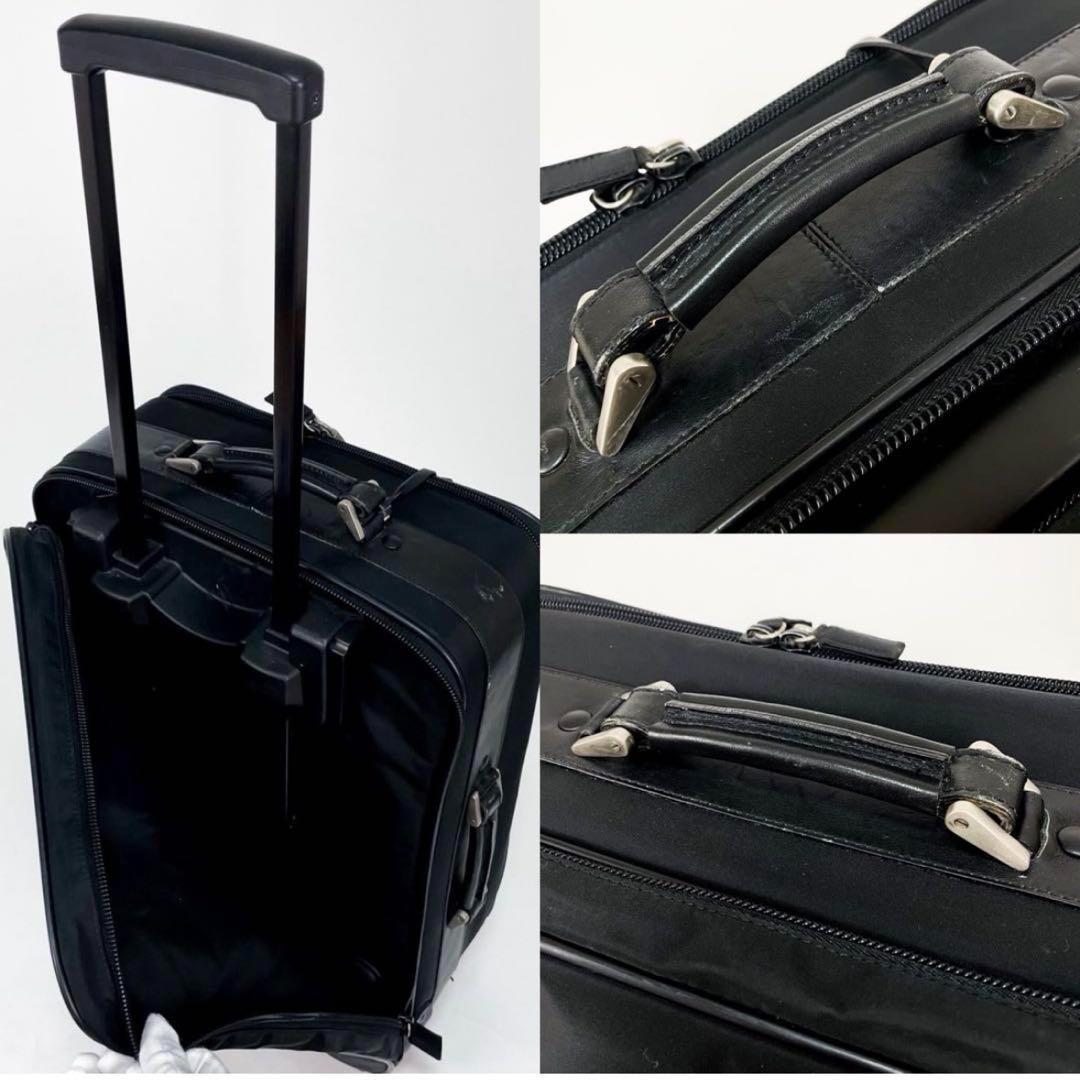 【正規品】プラダ PRADA ギャラカード キャリーケース V196 鍵付 黒