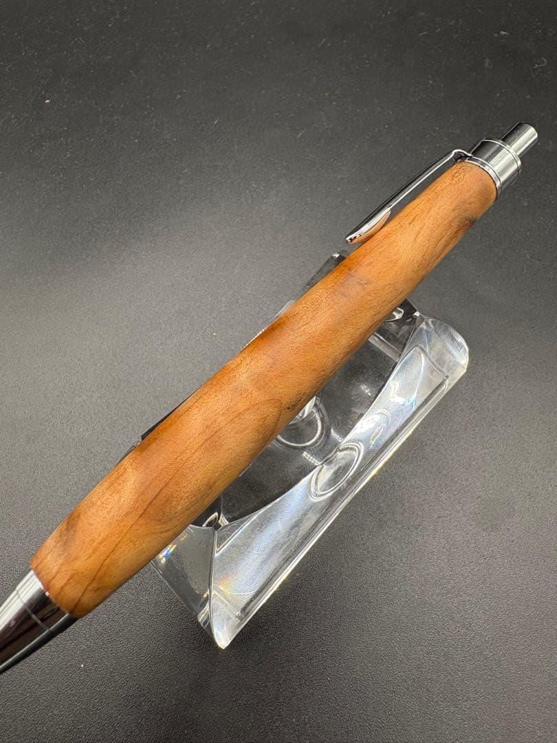 522極上　屋久杉　金蘭杢　木軸シャーペン　ボールペン