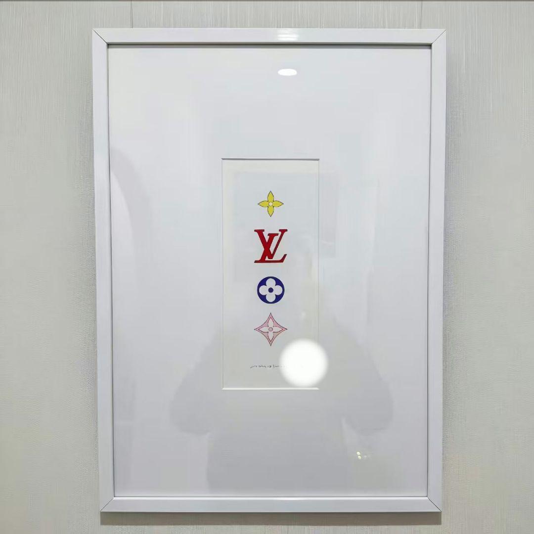 村上隆 版画 【ルイ・ヴィトン,スーパーフラット,ピンク】 ED50