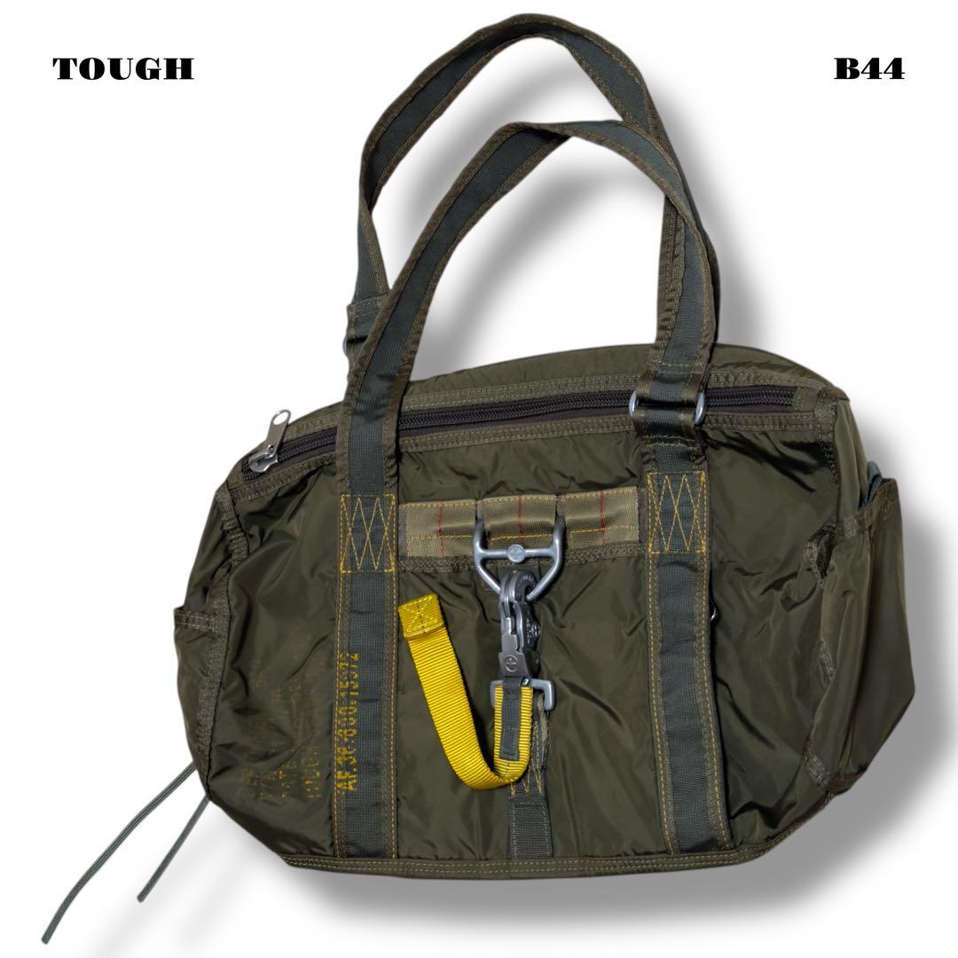 人気品！ TOUGH タフ バッグ カバン オリーブ グリーン ミリタリー 深緑