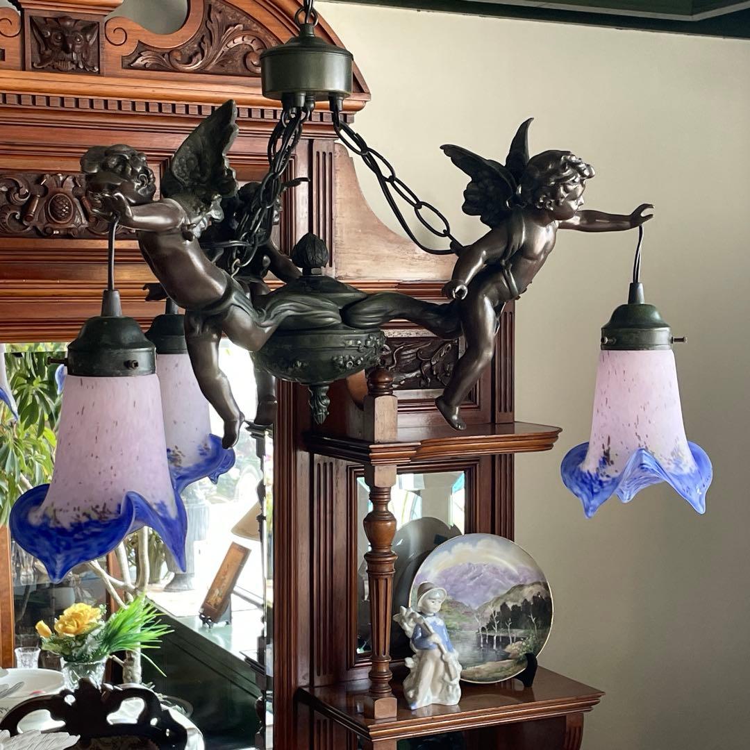 r178 エンジェルペンダント3灯ランプ クラシックの雰囲気が素敵な照明