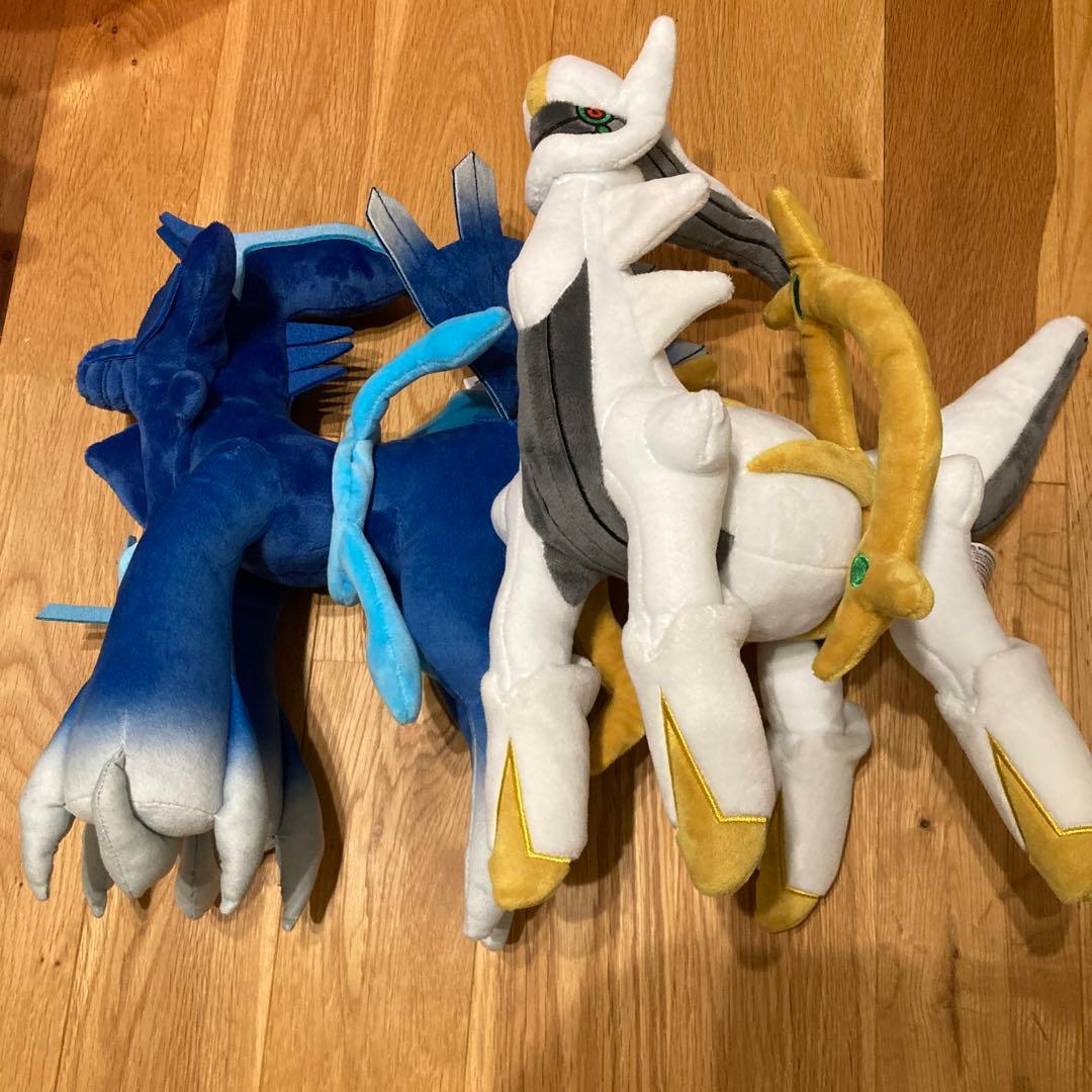 ポケモンセンター ディアルガ&アルセウス ぬいぐるみ