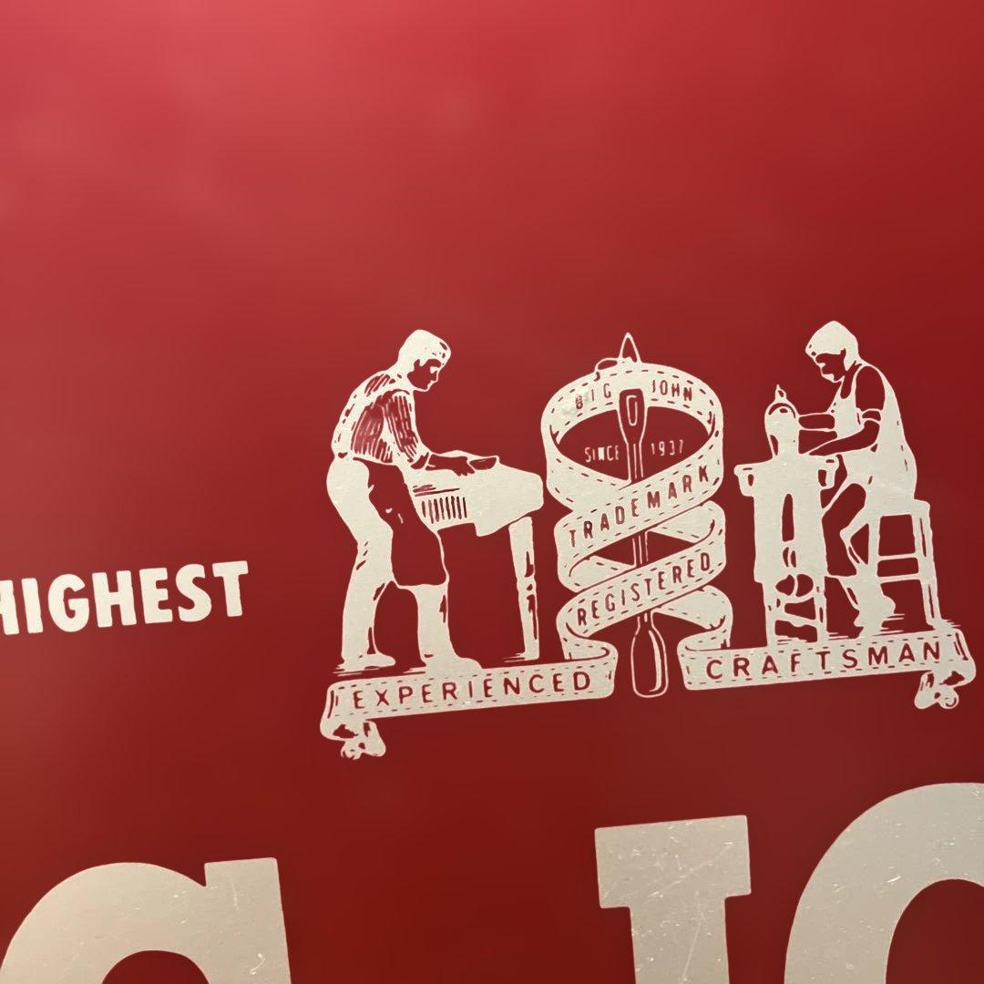 【BIG JOHN】　ビッグジョン　ヴィンテージ販促看板