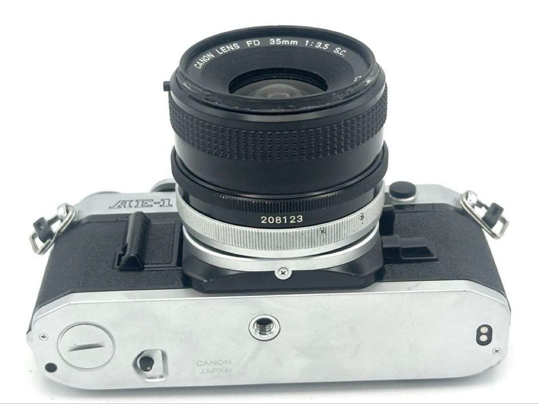 【完動品】Canon AE-1 + FD 35mmf3.5 フィルム 一眼レフ