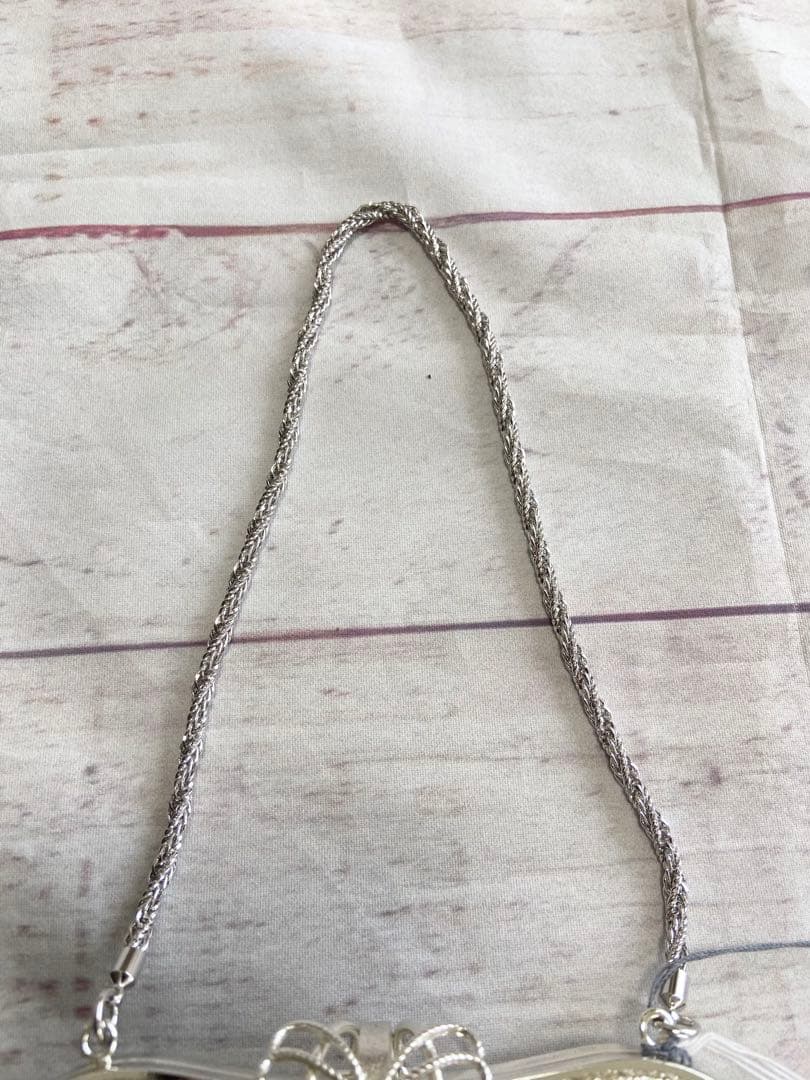 【新品タグ付き】ビーズバッグ　和装用バッグ　パーティーバッグ　結婚式　和装小物