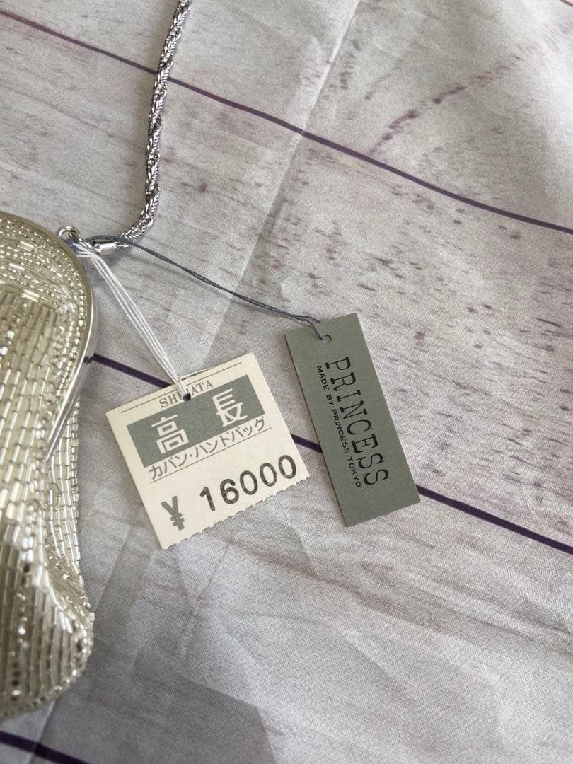 【新品タグ付き】ビーズバッグ　和装用バッグ　パーティーバッグ　結婚式　和装小物