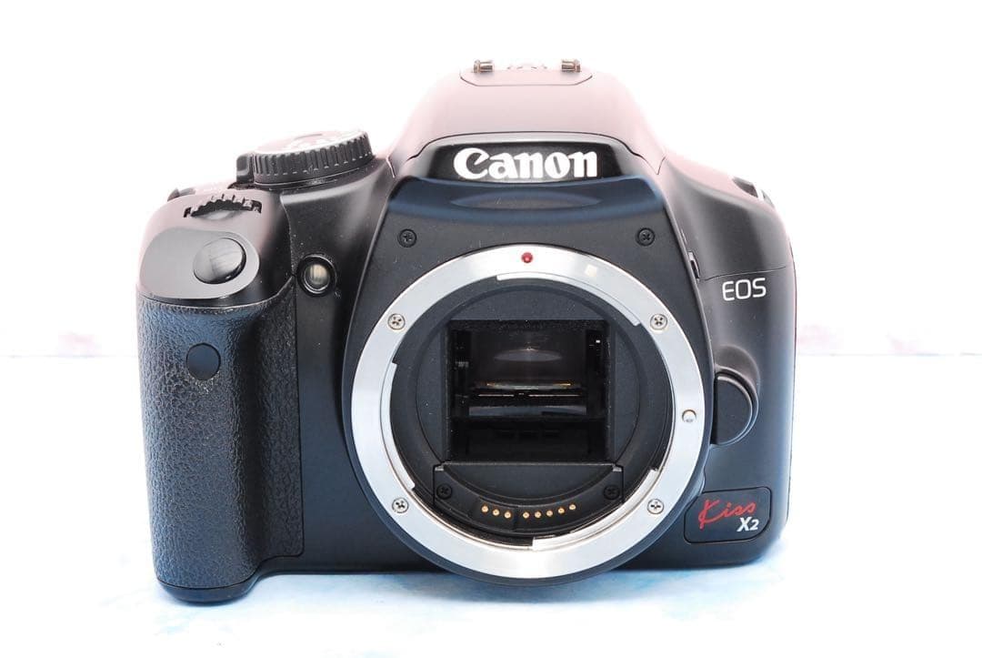 ★キャノン Kiss X2★初心者向けセット★一眼レフカメラ★バッグ付き！