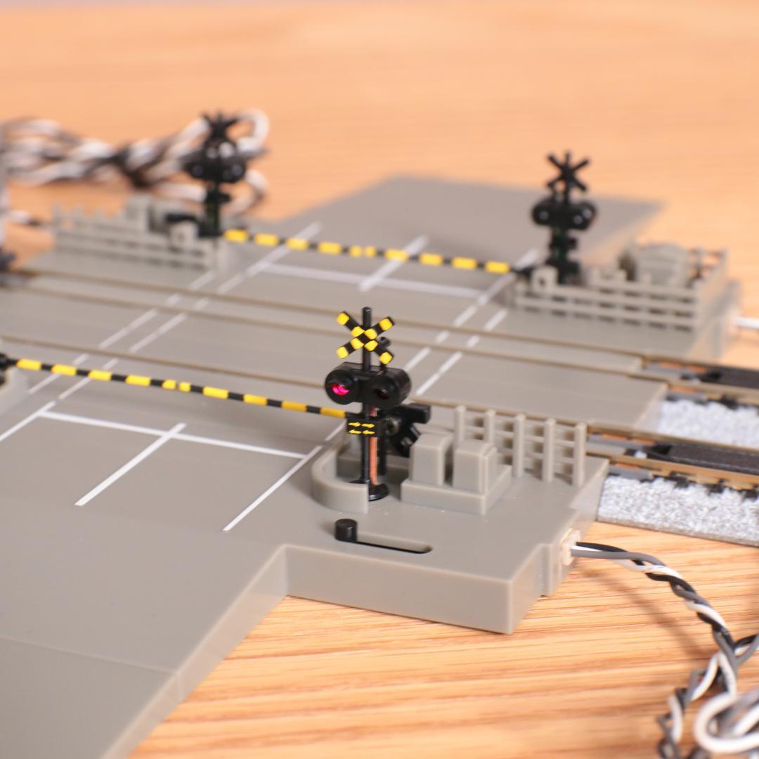 動作OK◎ KATO 20-650 自動踏切基本セット＋651複線用アダプター