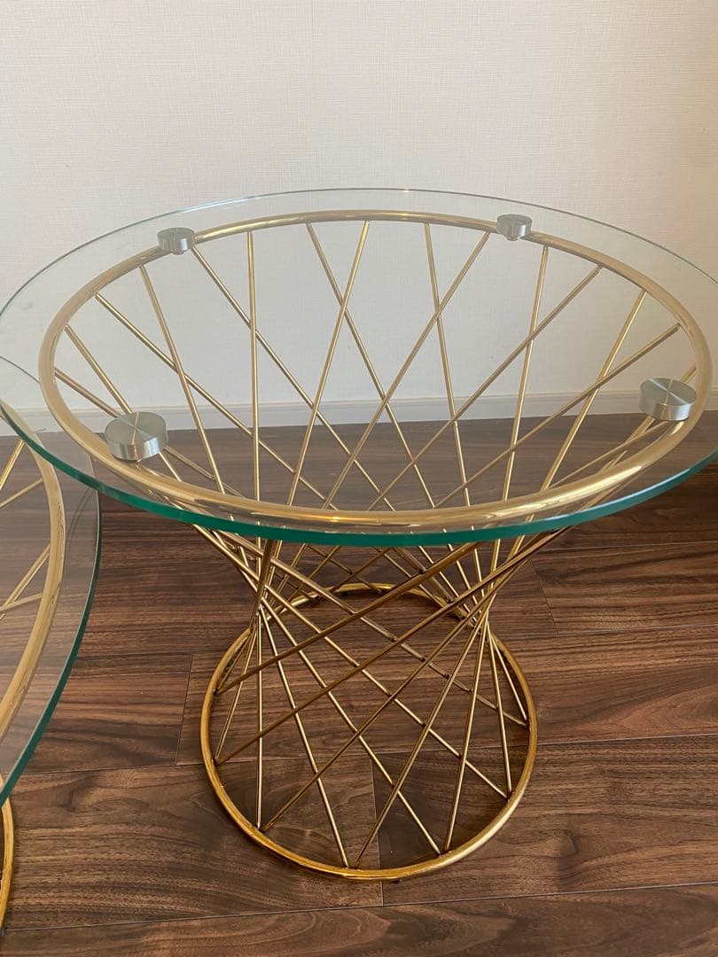 フランフラン　マーリア サイドテーブル クリア