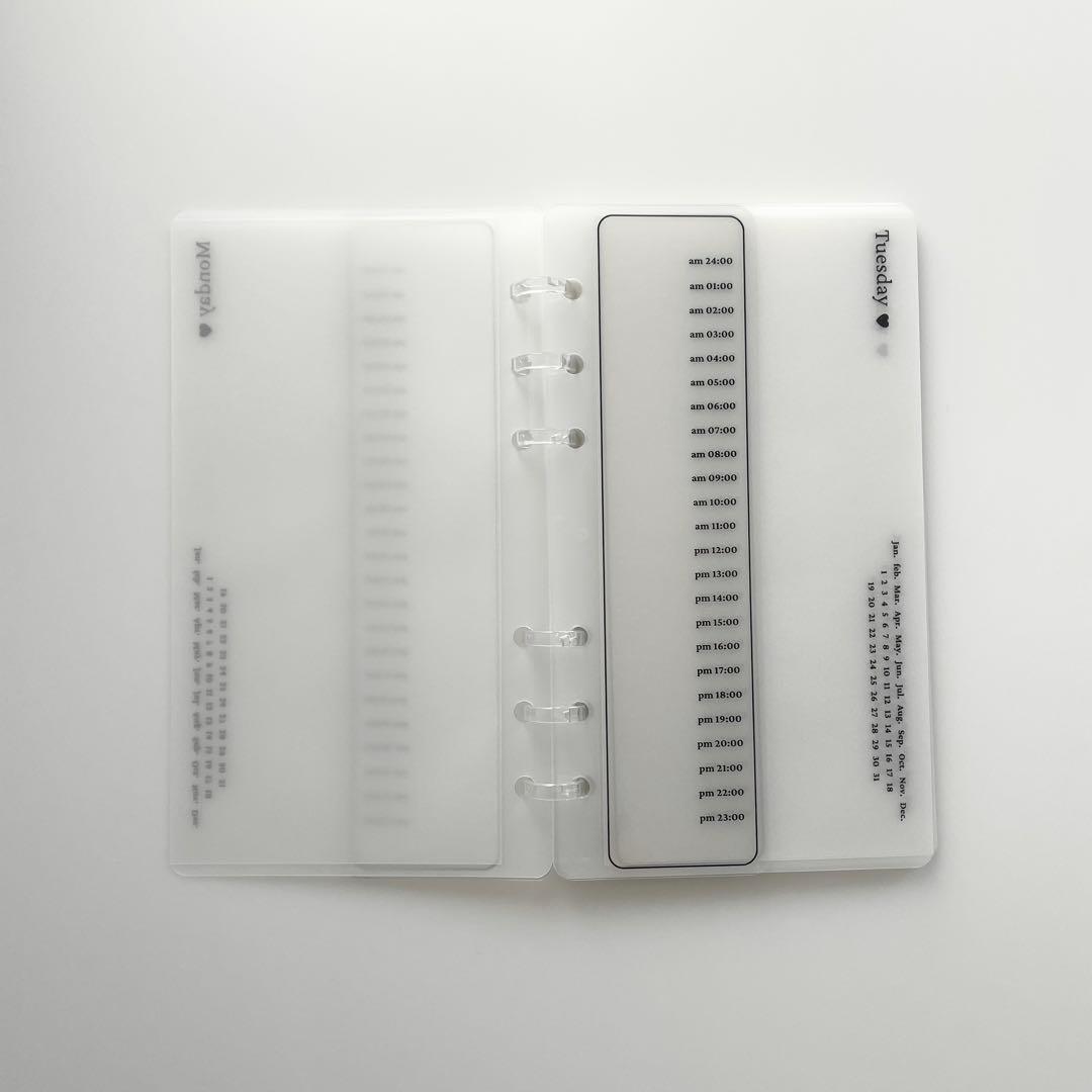 早い者勝ち　韓国　貯金　バインダー　カバー　リフィル　デイリー