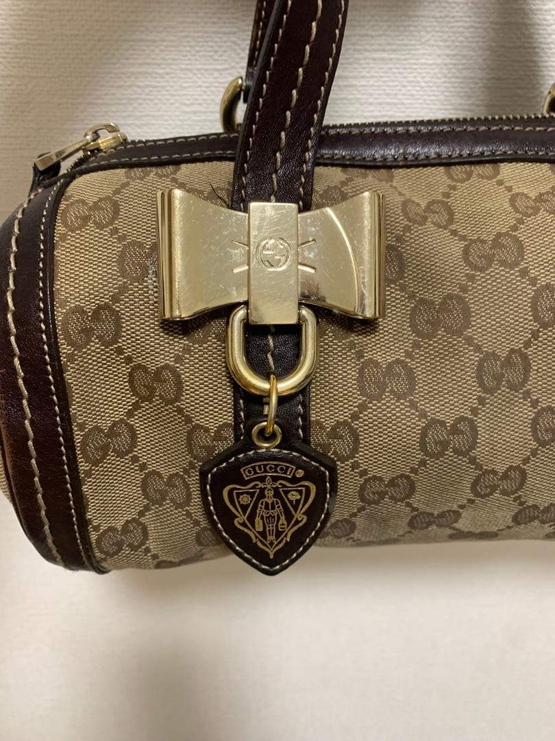 グッチ ブラウン クリスタルGG ハンドバッグ レディース ブランドバッグ