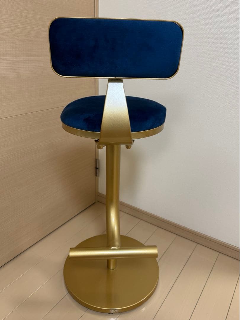 カウンターチェア　バースツール　バーチェア　ブルー