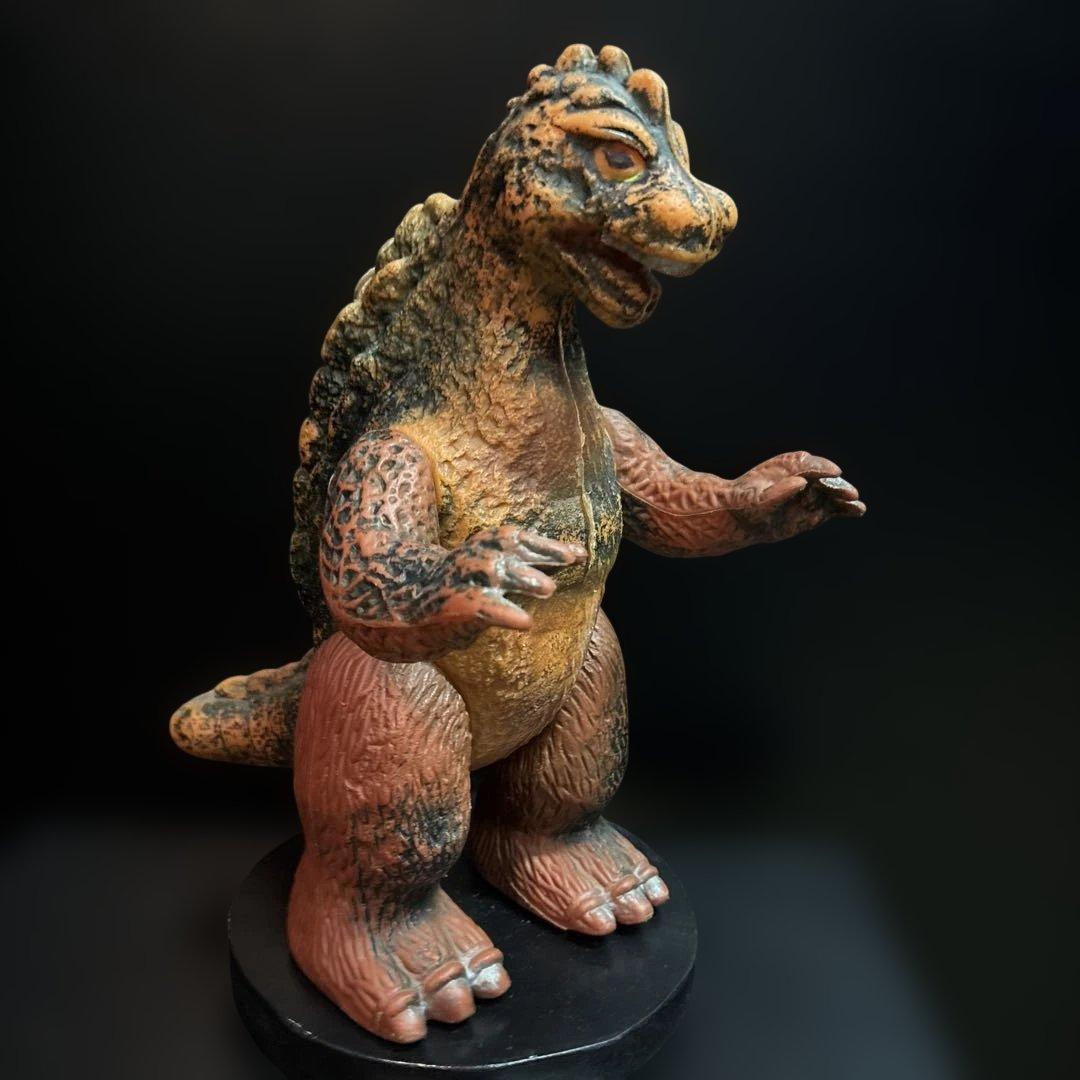 ゴジラ ソフビ パチ ポリ 当時物 ジャイアントゴジラ ブルマァク 昭和レトロ