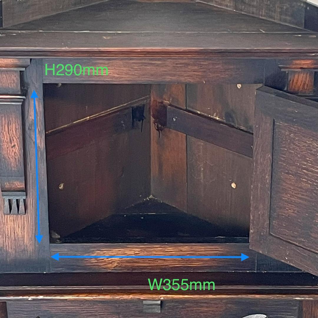 【最終値下げ】アンティーク 家具 ハンギング コーナーキャビネット 126A