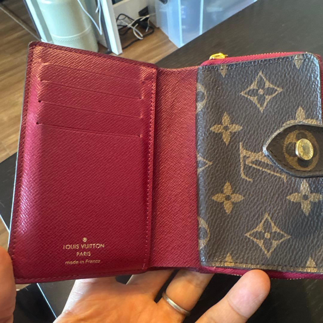 Louis Vuitton 二つ折り財布 ブラウン/ピンク
