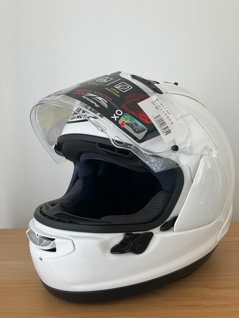 Arai RX-7X ホワイト Mサイズ 57-58cm 新品未使用専用シールド