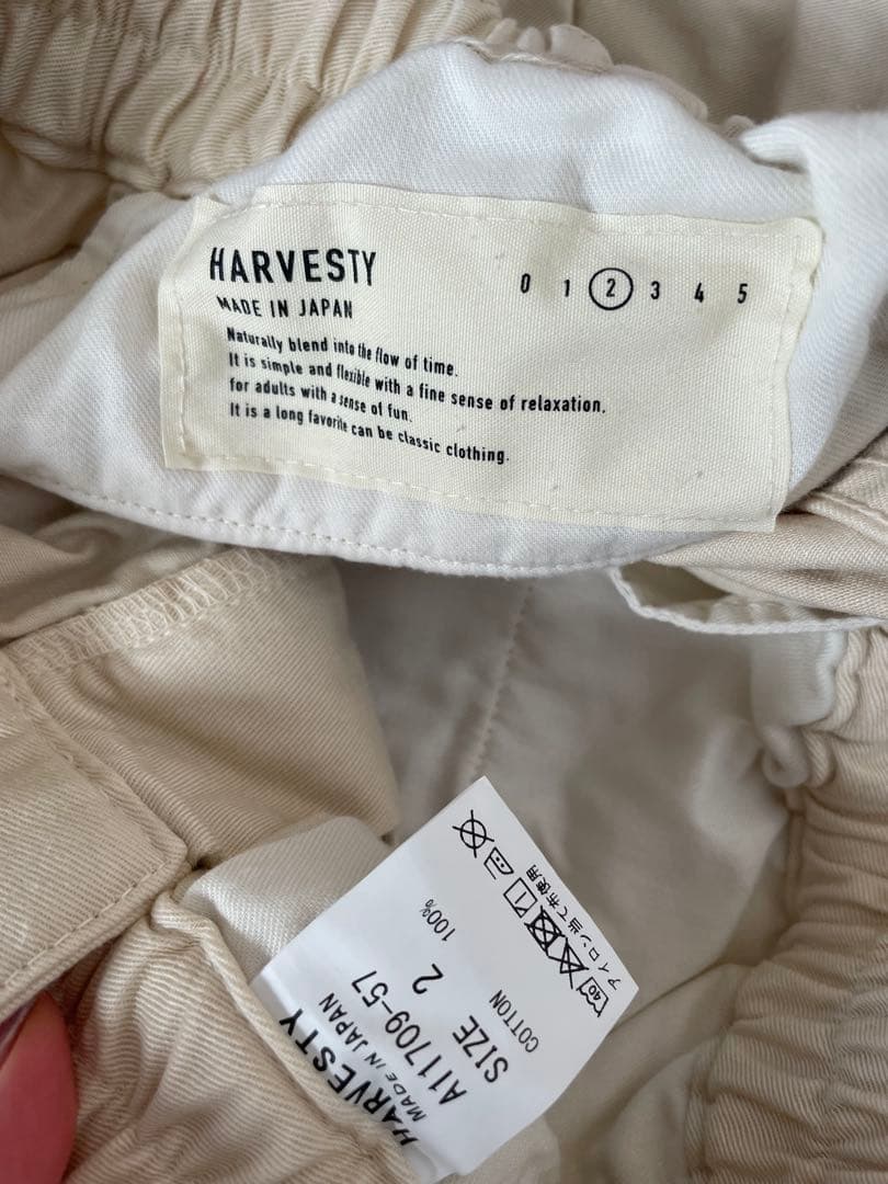 HARVESTY / ハーベスティ チノサーカスパンツユニセックス