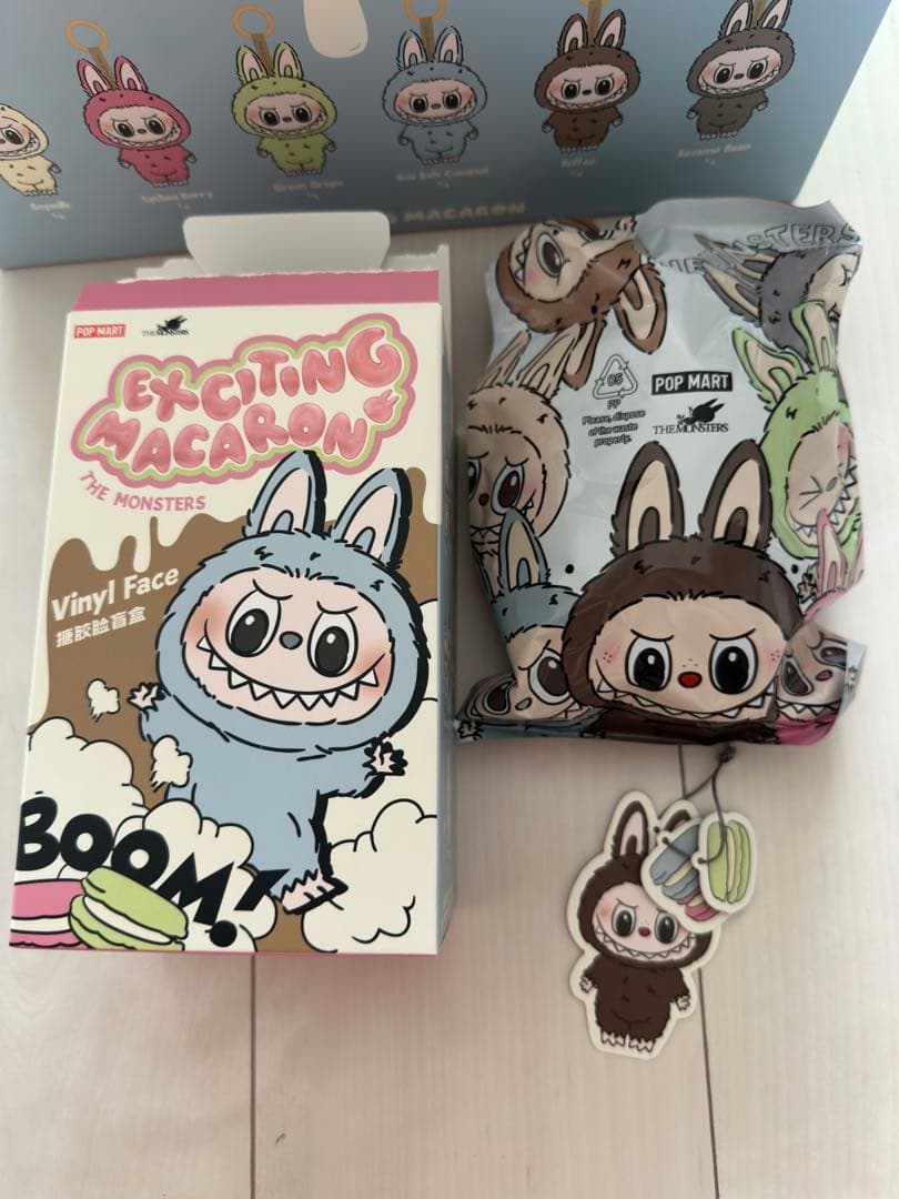 ぬいぐるみ Labubu Exciting Macaron Chestnut Cocoa