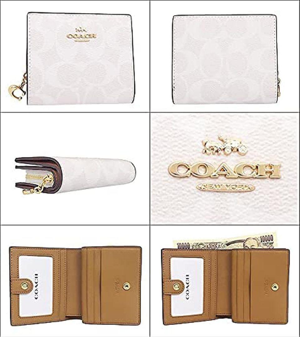 新品未使用　COACH　コーチ　折り財布　スナップウォレット　正規品　付属品多数