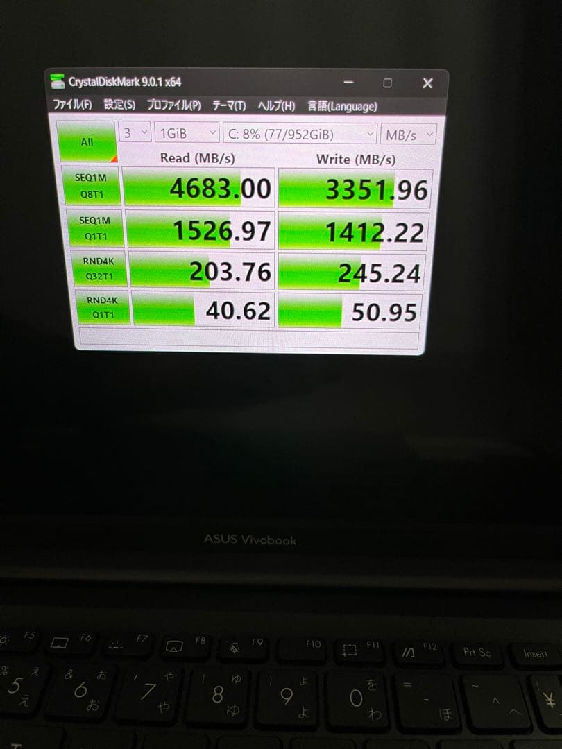 y.yさん専用【ほぼ未使用・Core i9・有機EL】ASUS Vivobook