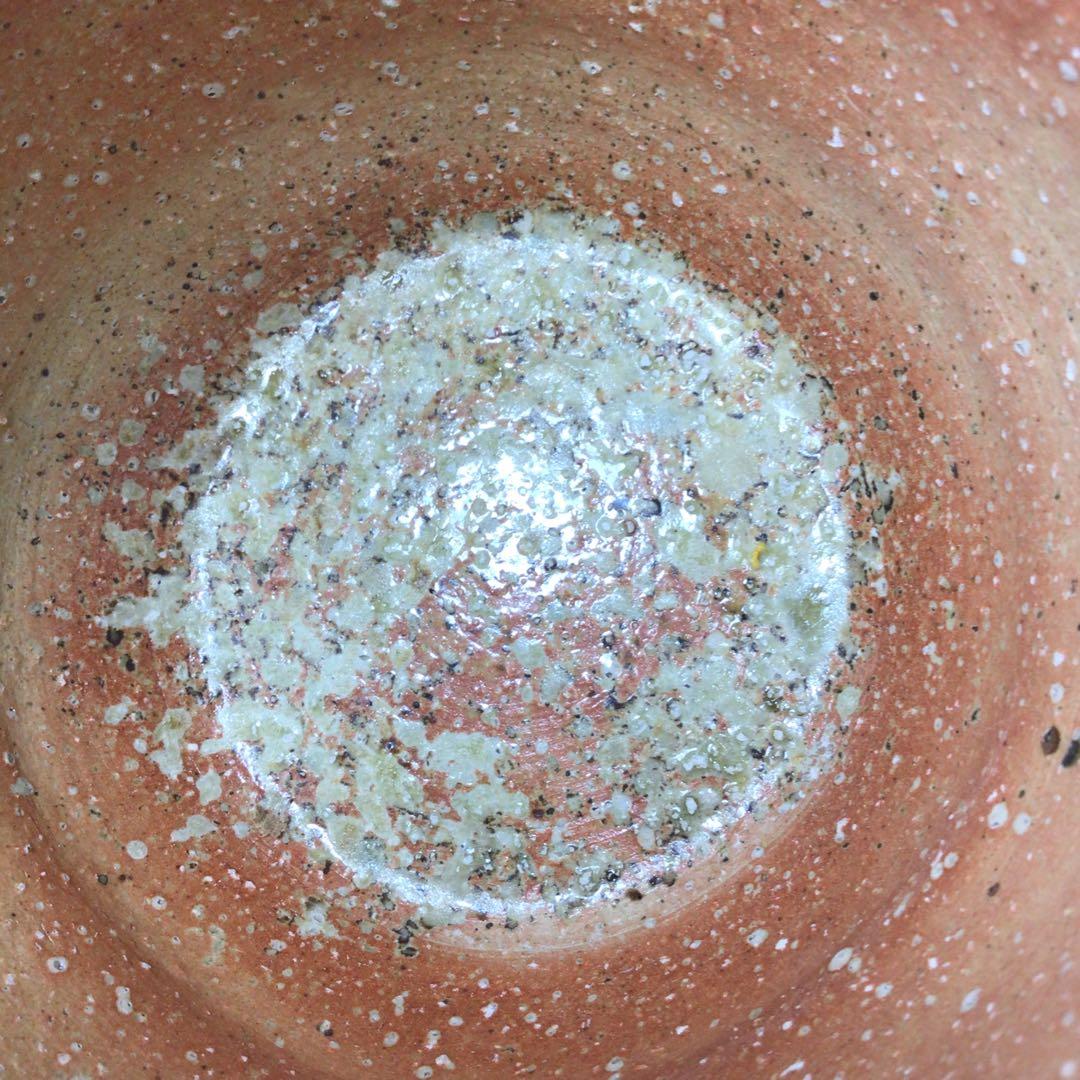 Ｒ６８４　水指　『信楽焼』『保庭楽入造』『菱形水指』　共箱　茶道具