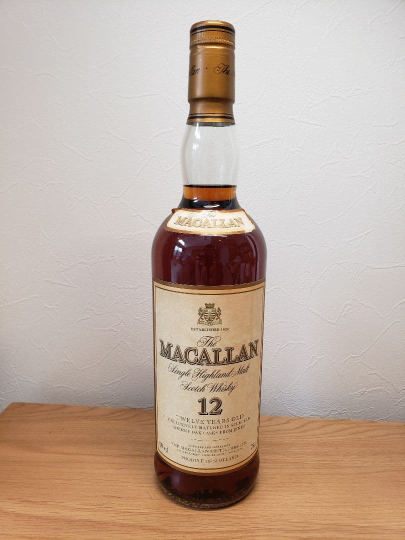 マッカラン MACALLAN 12年 旧ボトル 750ml 未開封