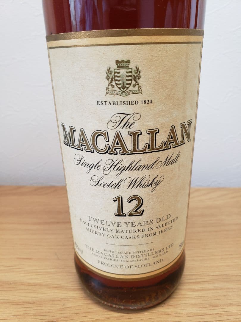 マッカラン MACALLAN 12年 旧ボトル 750ml 未開封
