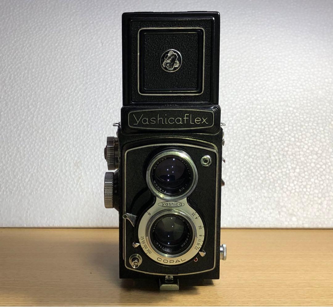☆YashicaFlex 二眼レフカメラ ケース付き2台セット動作確認済み
