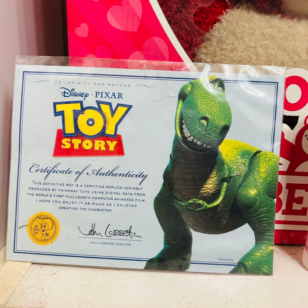 ディズニートイストーリーレックストーキングフ イギュア 日本語