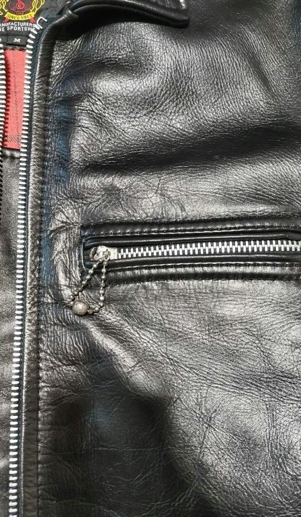 Schott ショット / トラッカージャケット シングルライダース 黒 M