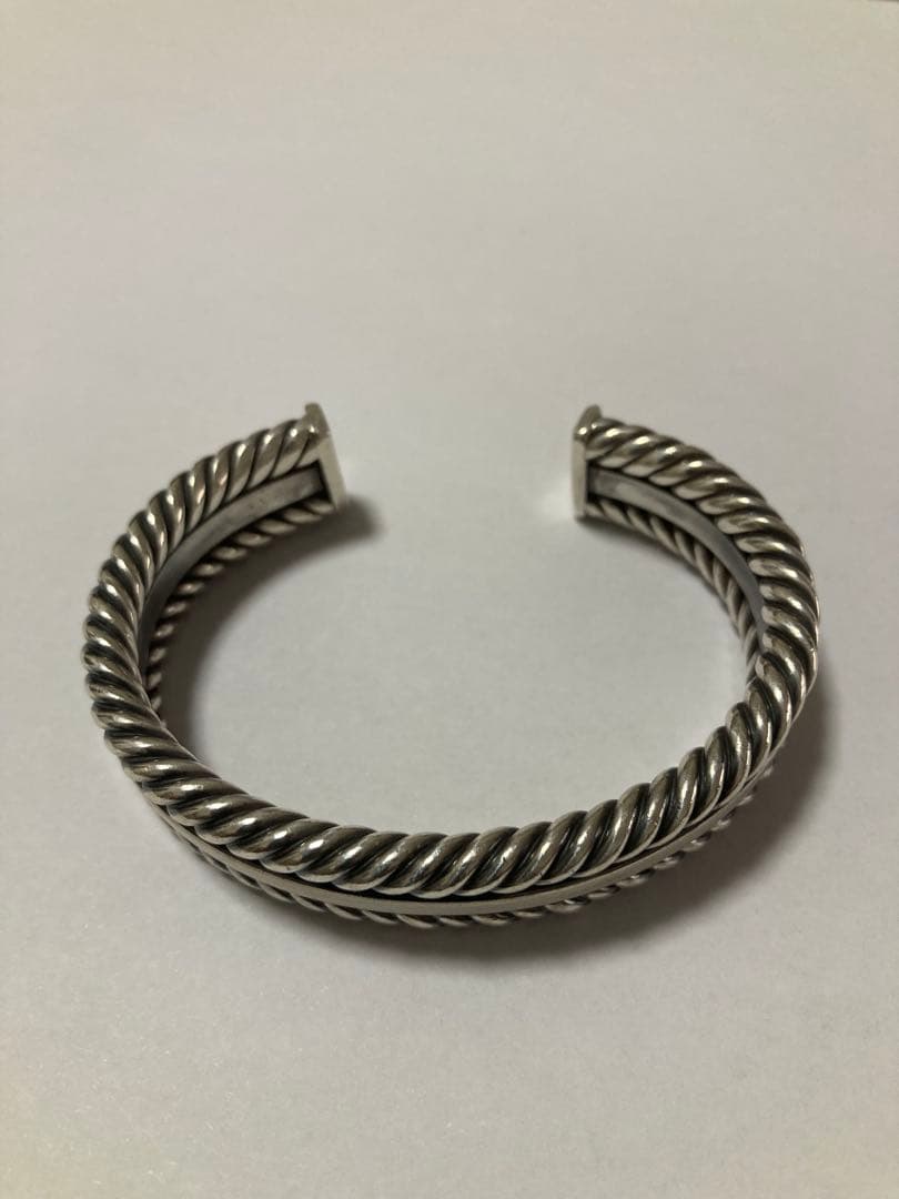 スティーブアルビソ　ケーブルバングル　小さめ