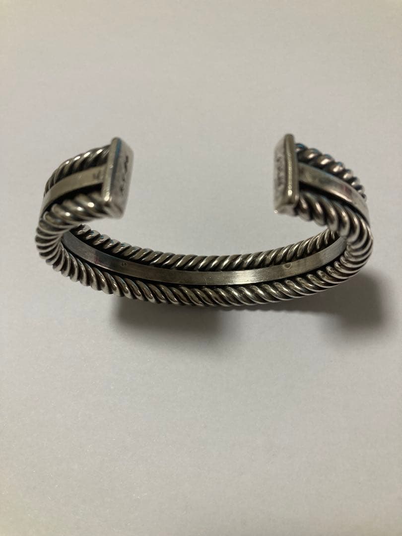 スティーブアルビソ　ケーブルバングル　小さめ