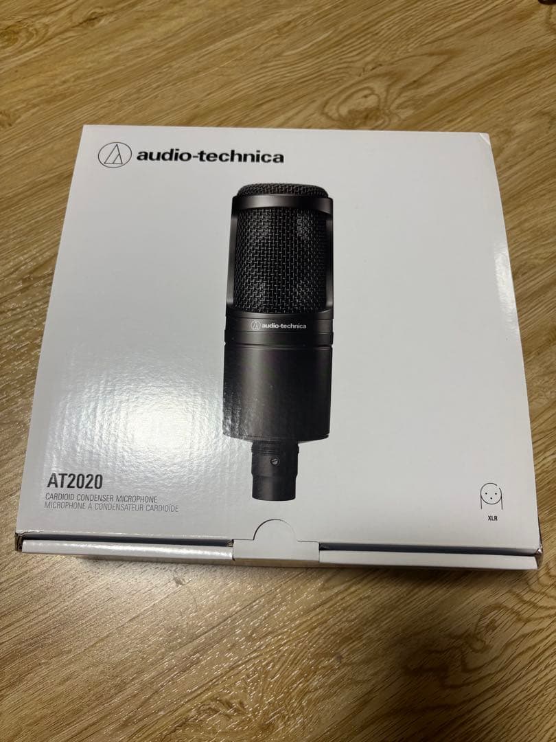 audio−technica AT2020 マイクケーブル・スタンド付き
