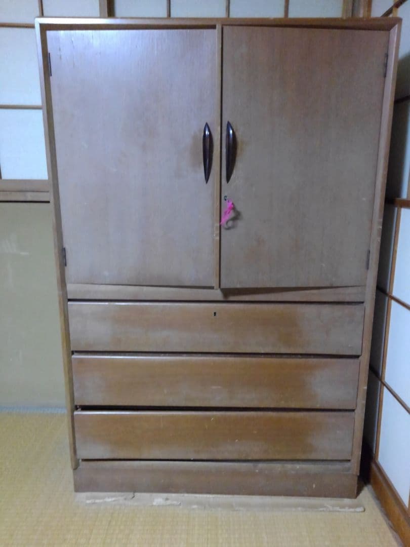 昭和レトロ　木製タンス