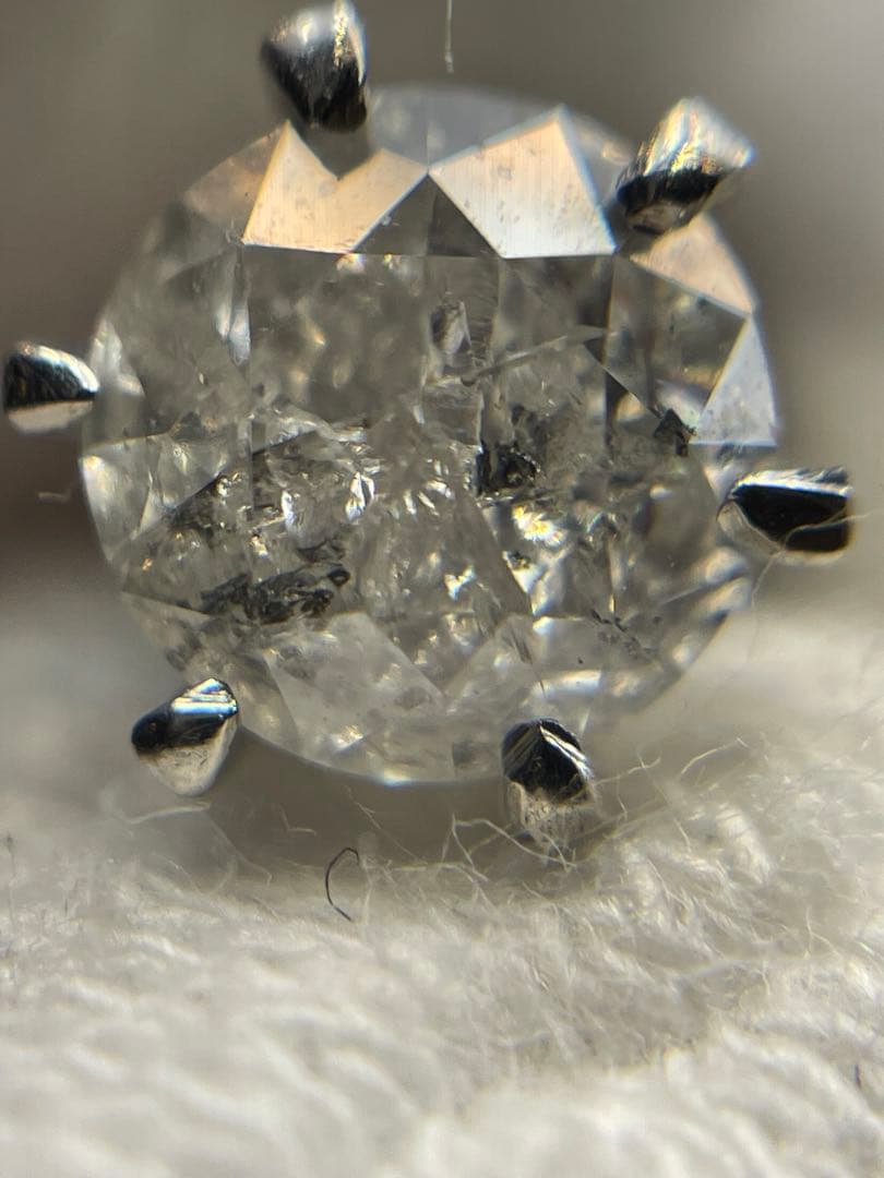 chihuahua_love 天然ダイヤモンド Pt900ピアス