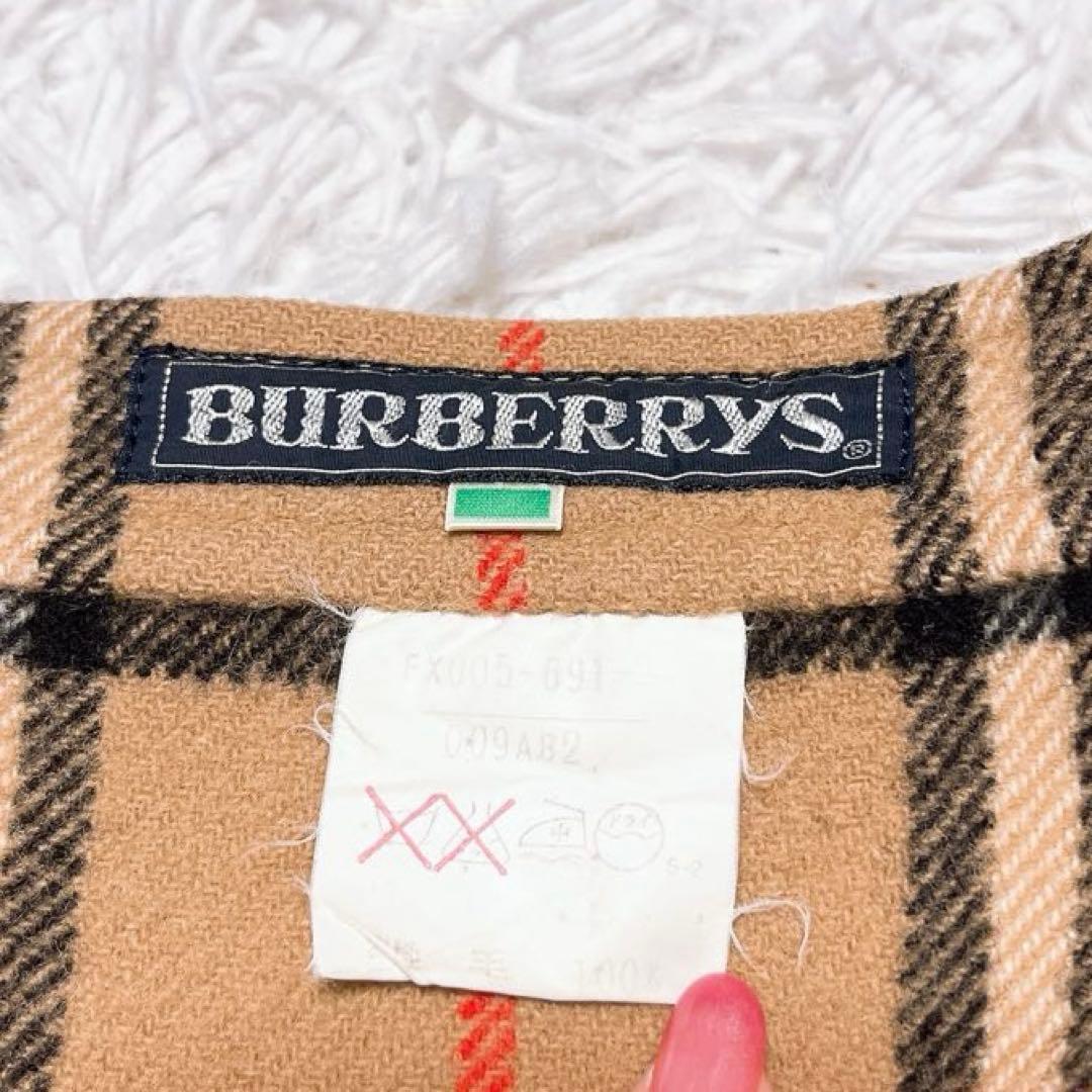 Burberrys ラップ ノバチェック スカート リバーシブル ウール 巻き