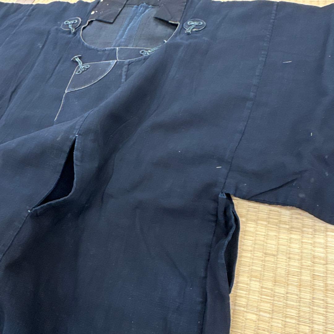 藍染木綿　道行　江戸時代　古布