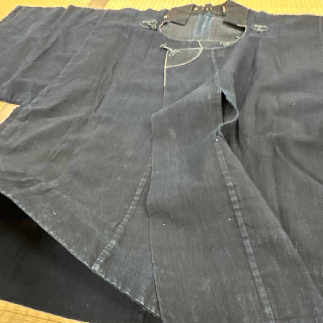 藍染木綿　道行　江戸時代　古布