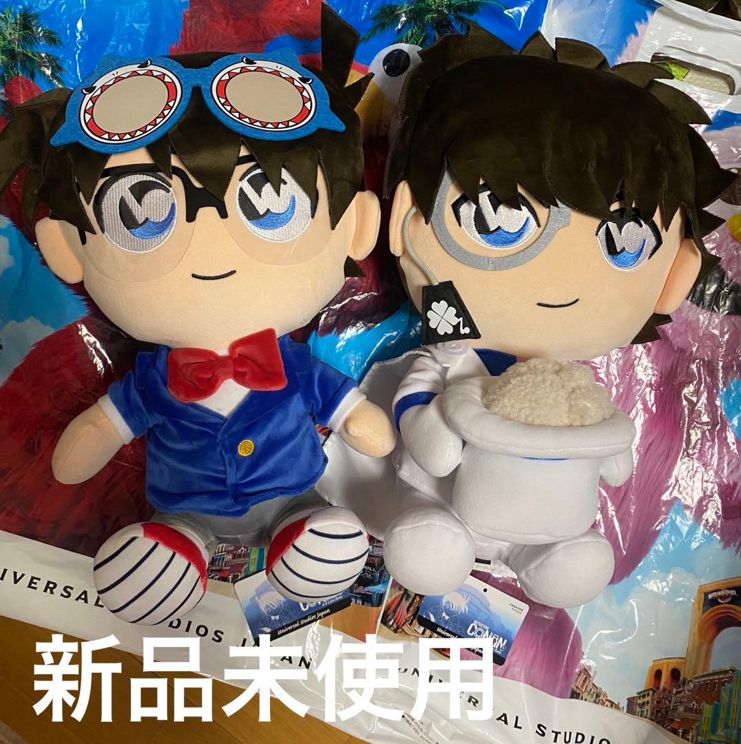 新品未使用　ユニバ　名探偵コナン　怪盗キッド　ぬいぐるみ　クッション