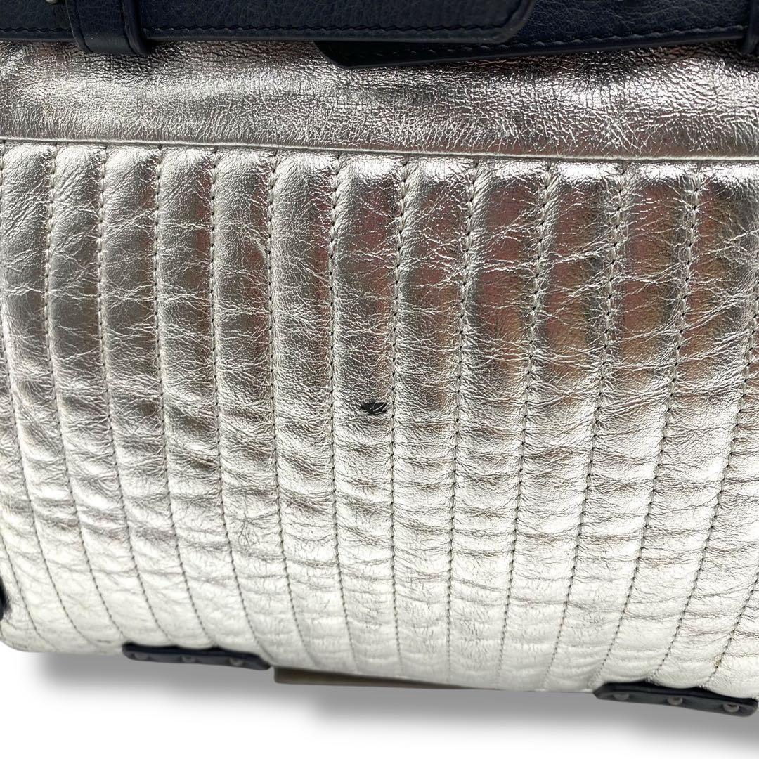 【良品】JAMIN PUECH バッグ ショルダーバッグ 2WAY シルバー