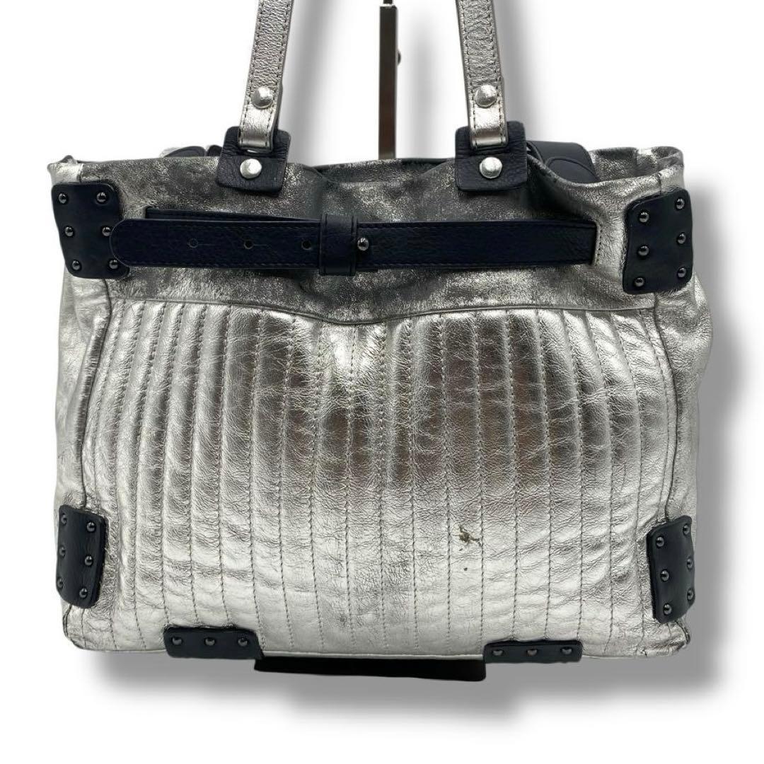 【良品】JAMIN PUECH バッグ ショルダーバッグ 2WAY シルバー