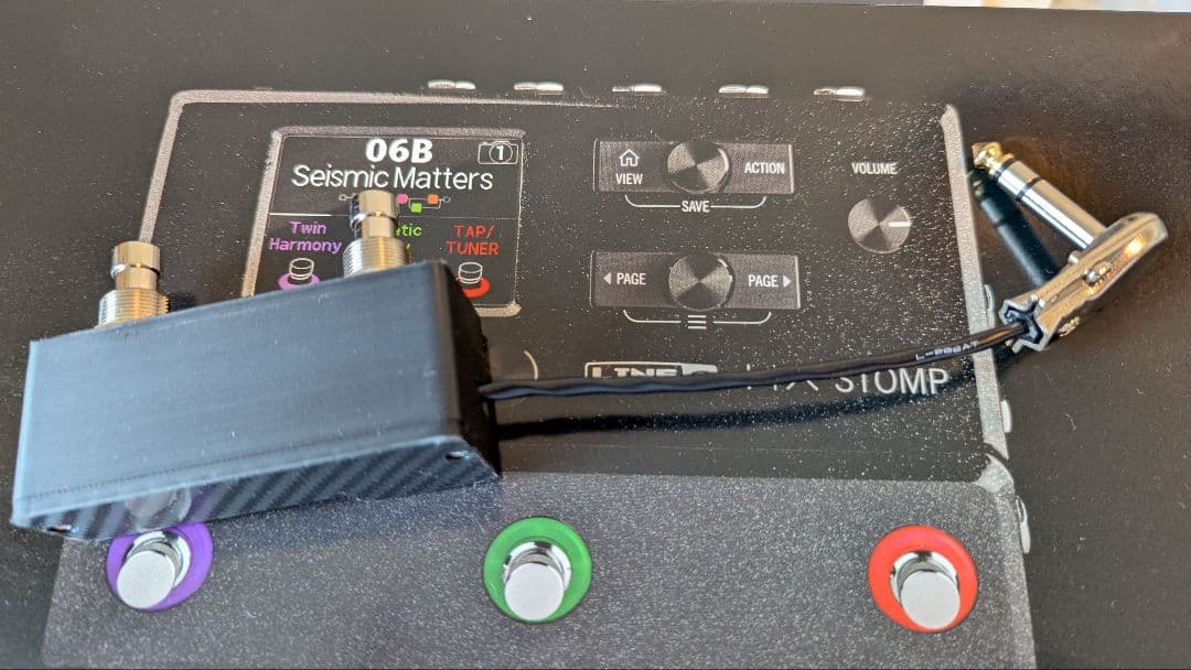 LINE6 HX STOMP 拡張フットスイッチ付　美品