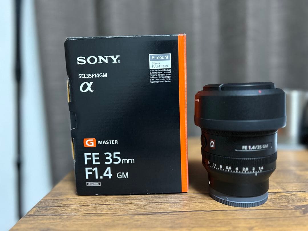 SONY単焦点レンズ　SEL35F14GM fe35mmf1.4
