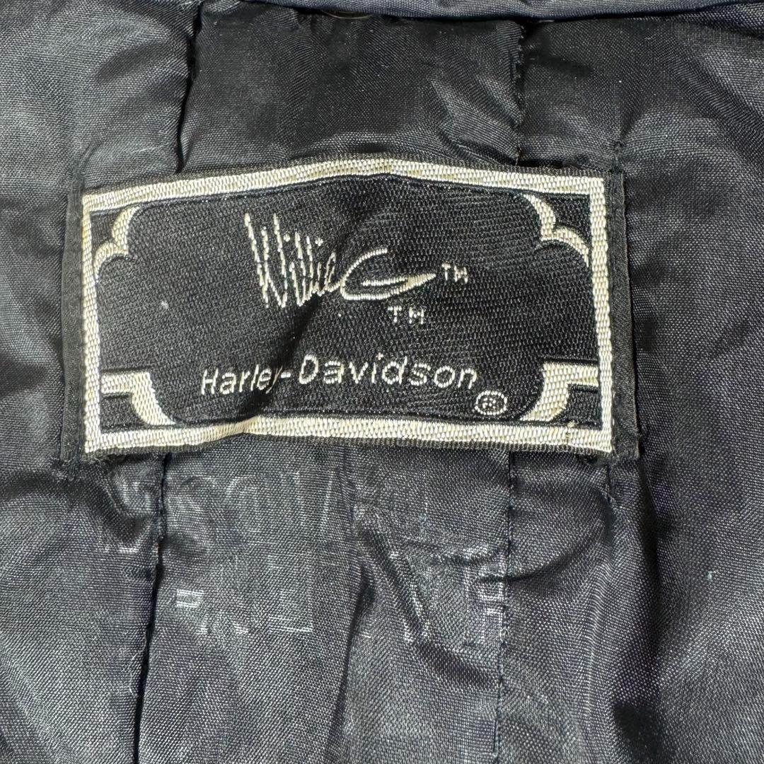 キングサイズ 44 ハーレー WillieG フリンジ ライダース レザー