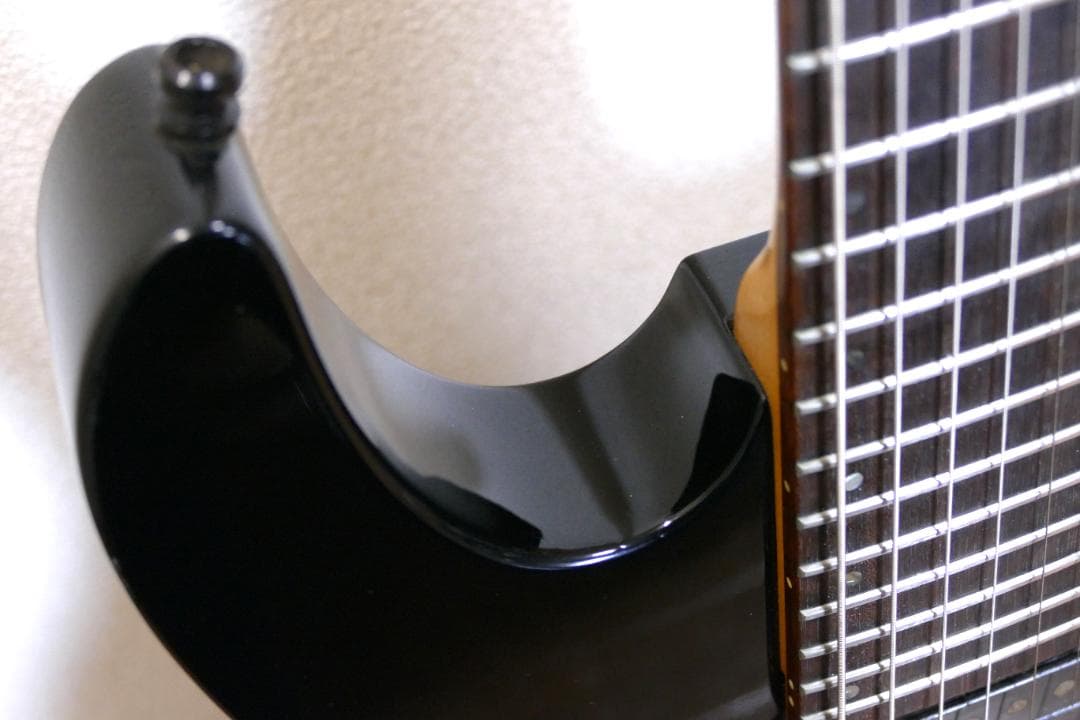 グラスルーツ製 7弦エレキギター リバースヘッド　ダンカン搭載【ジャンク品】