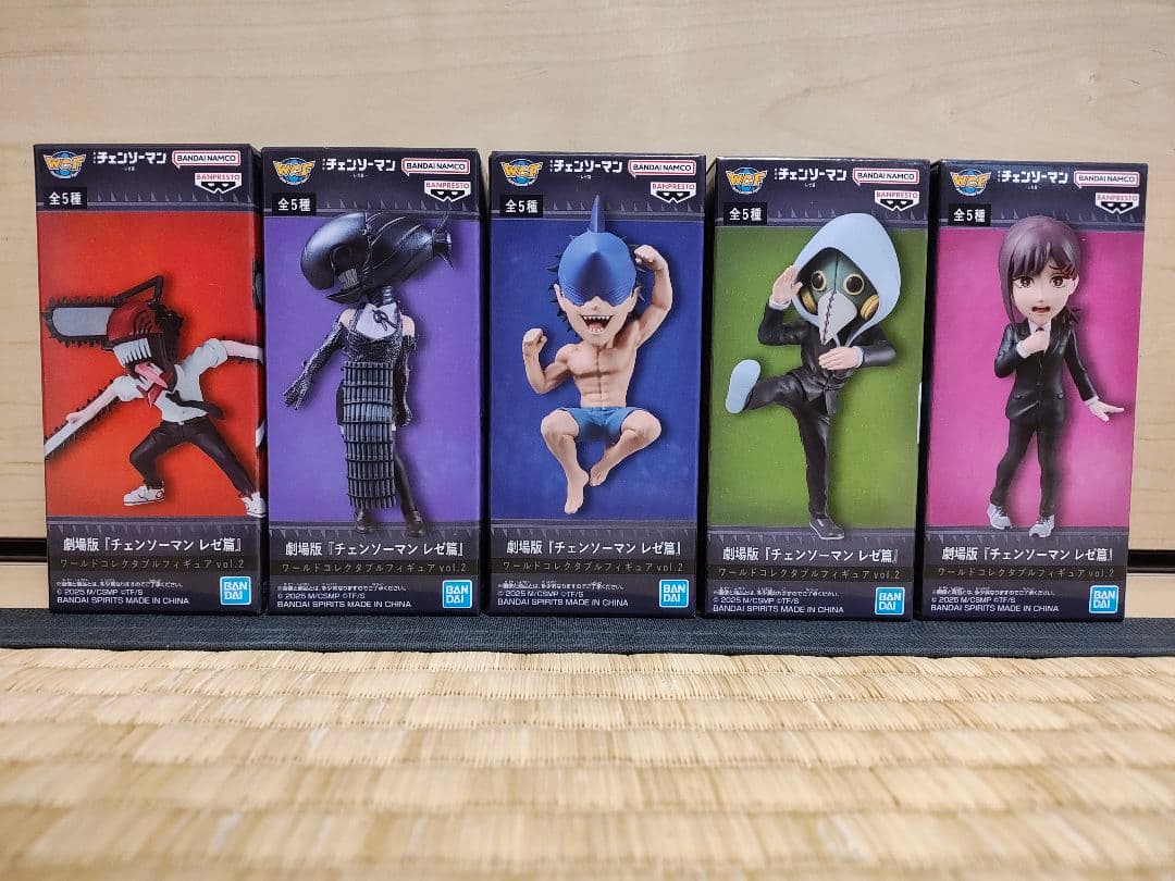 劇場版『チェンソーマン レゼ篇』ワールドコレクタブルフィギュアvol.2 全5種
