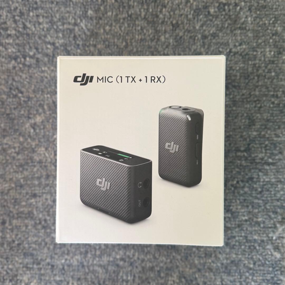 DJI MIC (1 TX + 1 RX) ワイヤレスマイクセット